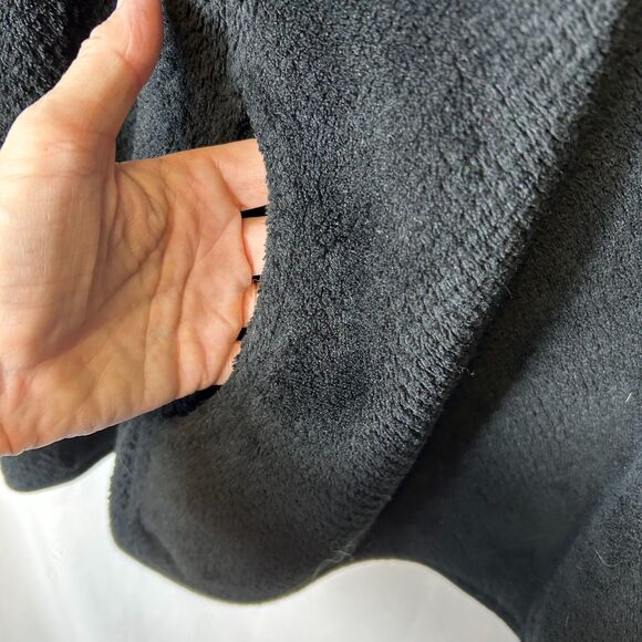 Patagonia Black Re-Tool 1/4 Snap Textured LS Fleece Pullover Size M - Picture 8 of 13